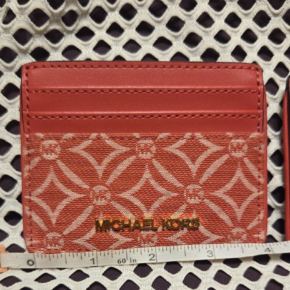 BNWT: Michael Kors Red Card Holder